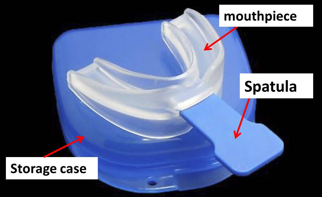 Mouthpiece spatula and casing